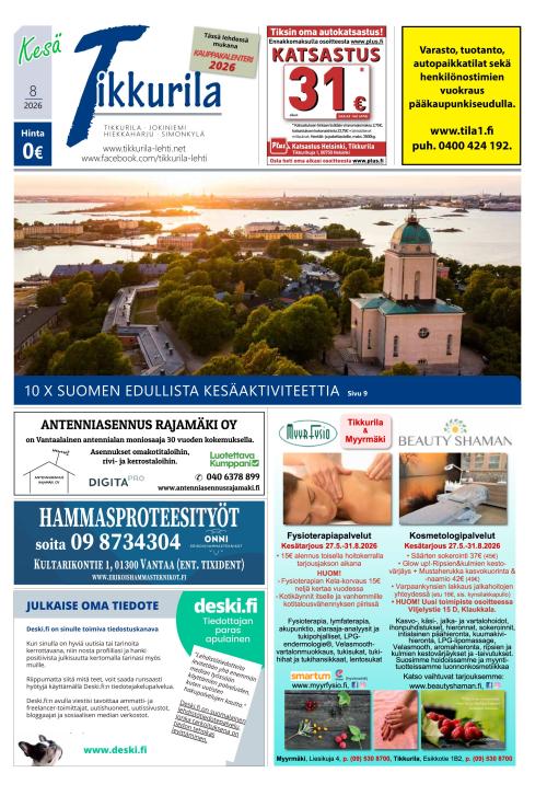 Tikkurila-lehti 2.7.2026