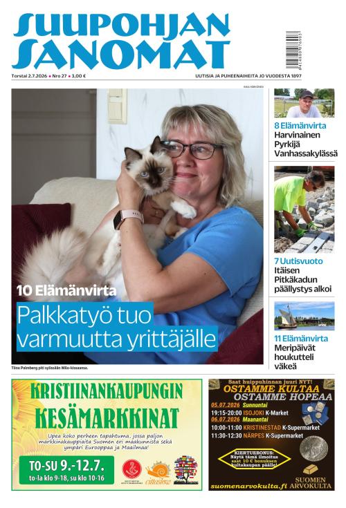 Suupohjan Sanomat 2.7.2026