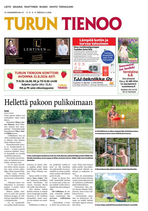 Turun Tienoo 2.7.2026