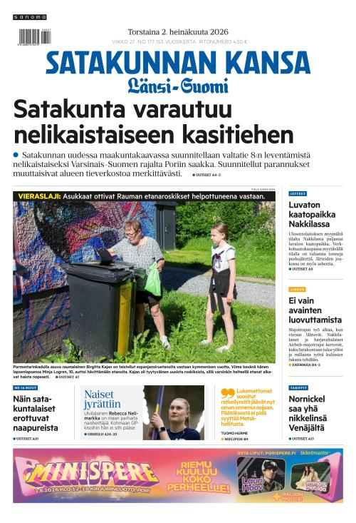 Satakunnan Kansa Länsi-Suomi 2.7.2026