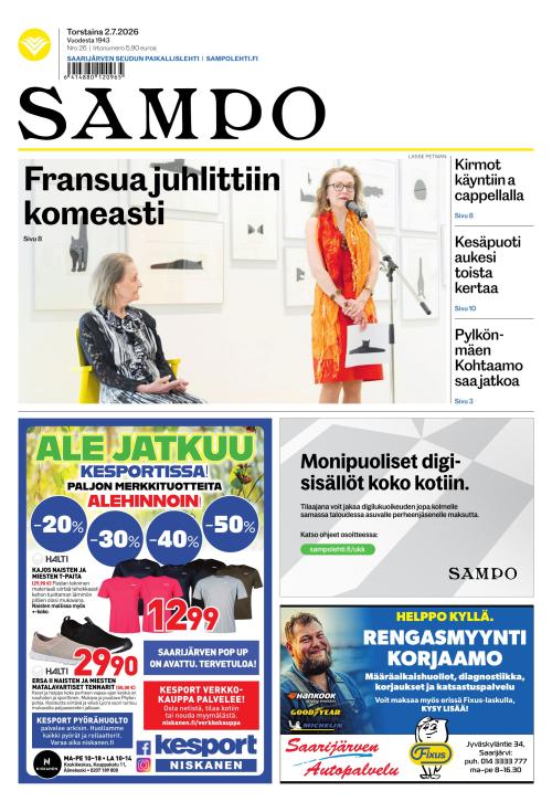 Sampo-lehti 2.7.2026