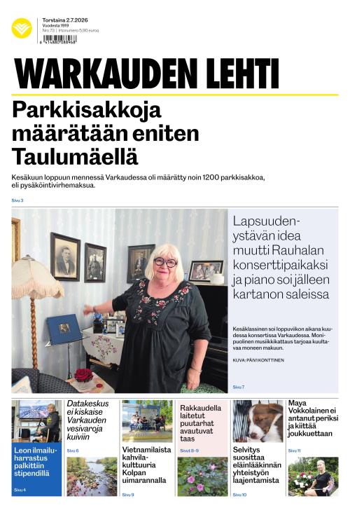 Warkauden Lehti 2.7.2026