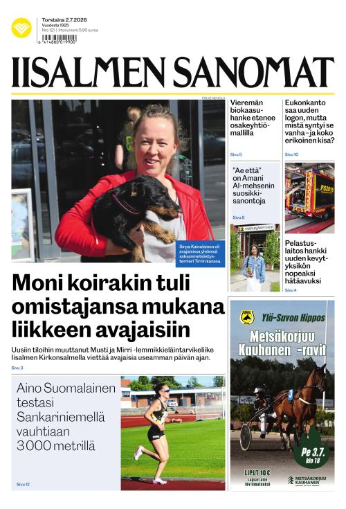 Iisalmen Sanomat 2.7.2026