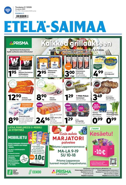 Etelä-Saimaa 2.7.2026