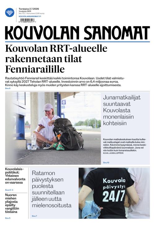 Kouvolan Sanomat 2.7.2026