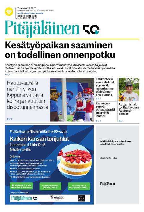 Pitäjäläinen 2.7.2026