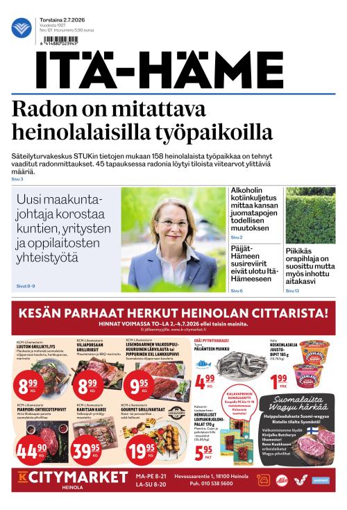 Itä-Häme 2.7.2026