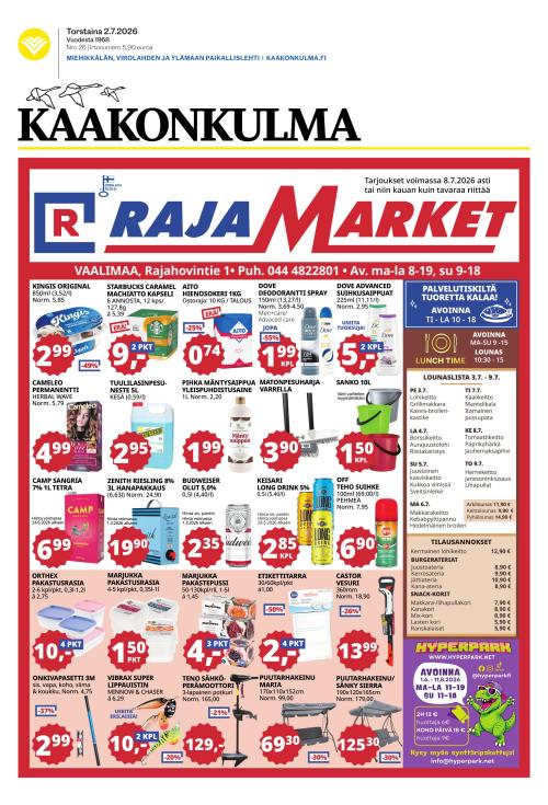 Kaakonkulma 2.7.2026