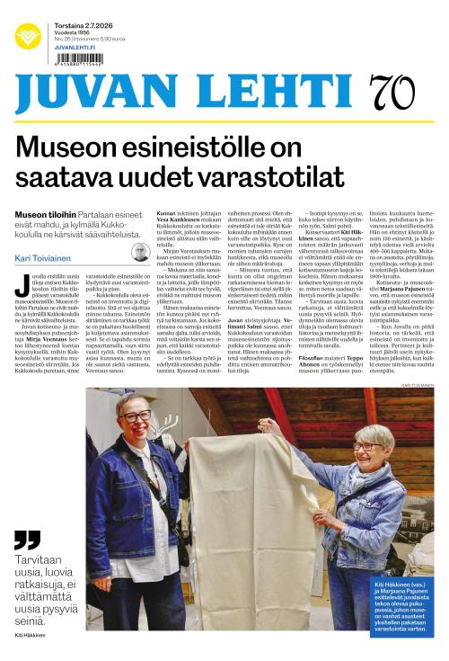 Juvan lehti 2.7.2026