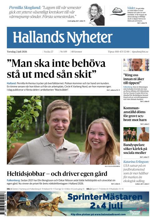 Hallands Nyheter 2.7.2026