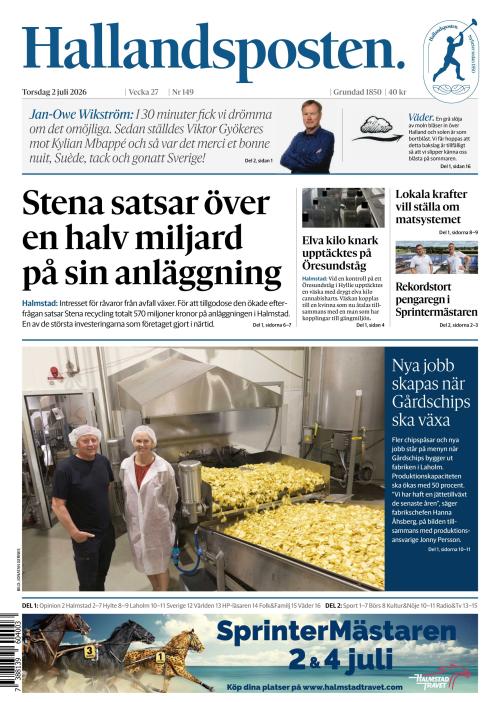 Hallandsposten 2.7.2026