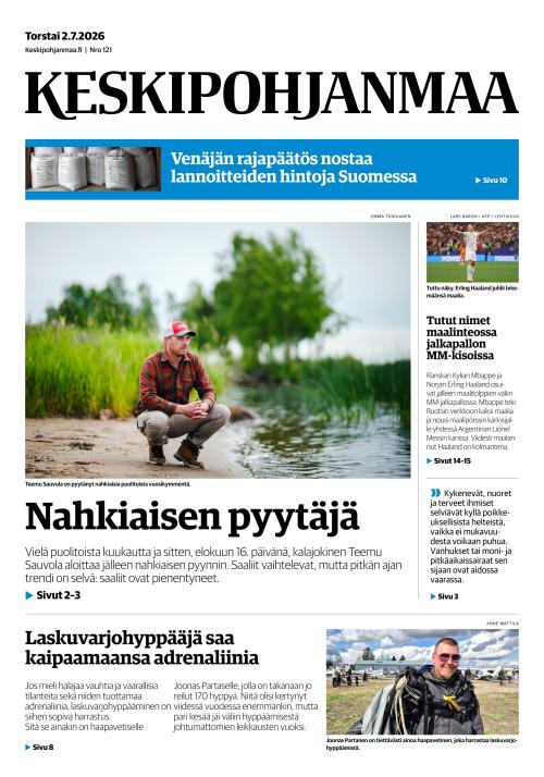 Keskipohjanmaa 2.7.2026
