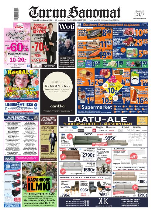 Turun Sanomat 2.7.2026
