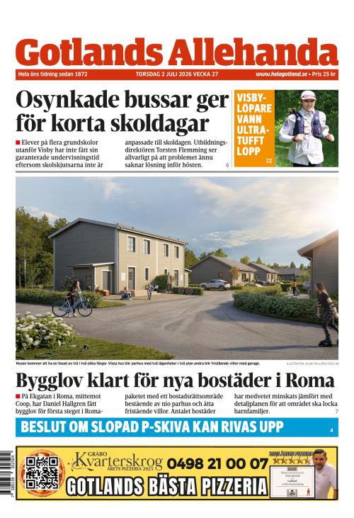Gotlands Allehanda 2.7.2026