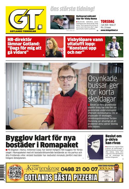 Gotlands Tidningar 2.7.2026