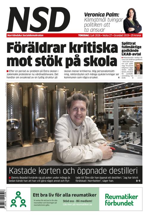 Norrländska Socialdemokraten 2.7.2026