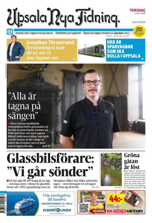 Upsala Nya Tidning 2.7.2026