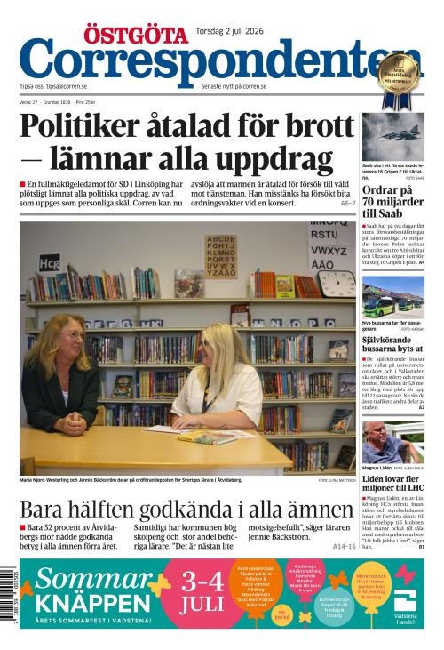 Östgöta Correspondenten 2.7.2026