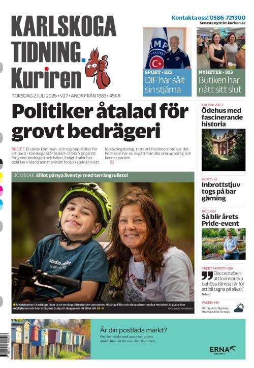Karlskoga Tidning-Kuriren 2.7.2026
