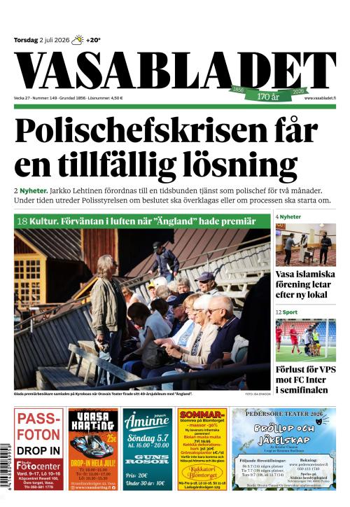 Vasabladet 2.7.2026