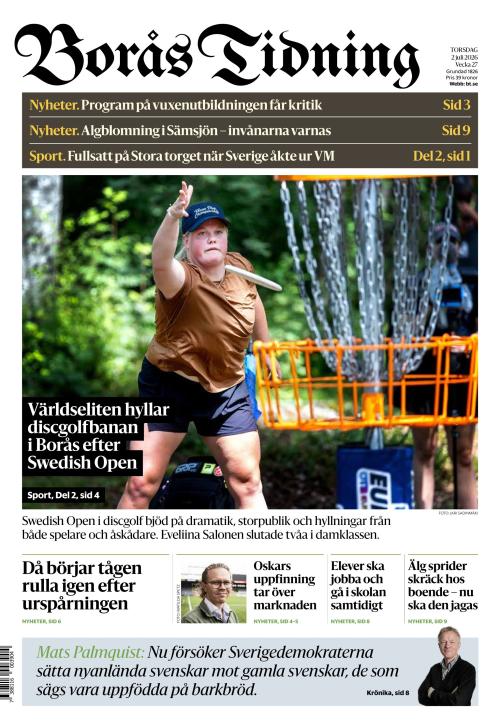 Borås Tidning 2.7.2026