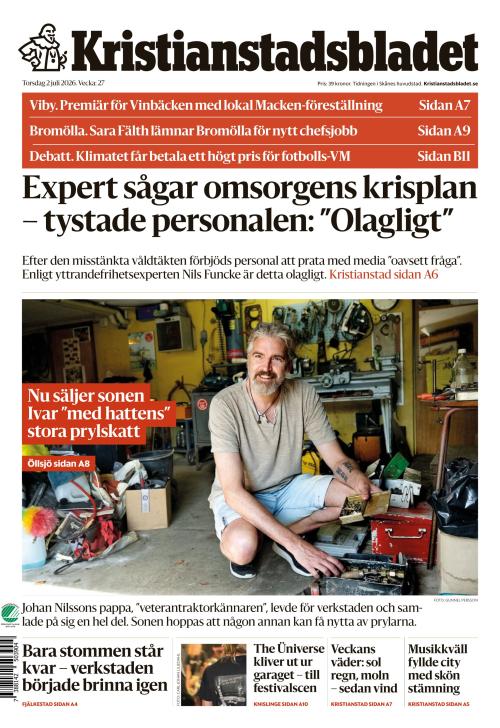 Kristianstadsbladet 2.7.2026