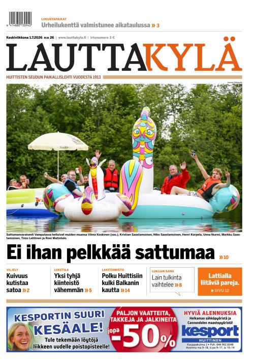 Lauttakylä-lehti 1.7.2026