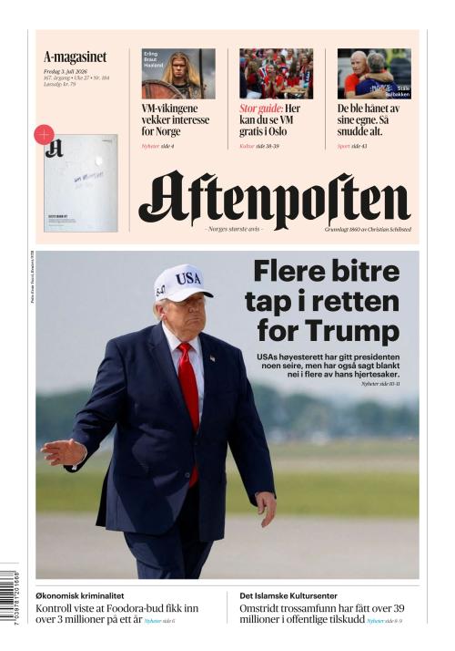 Aftenposten 3.7.2026