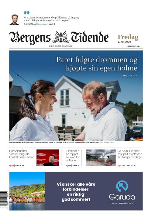 Bergens Tidende 3.7.2026