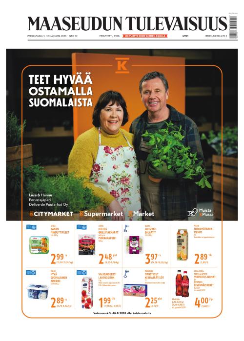 Maaseudun Tulevaisuus 3.7.2026