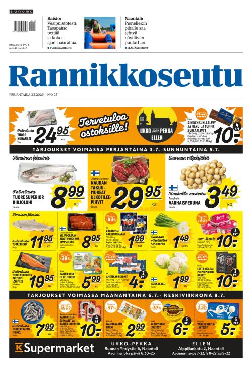 Rannikkoseutu 3.7.2026