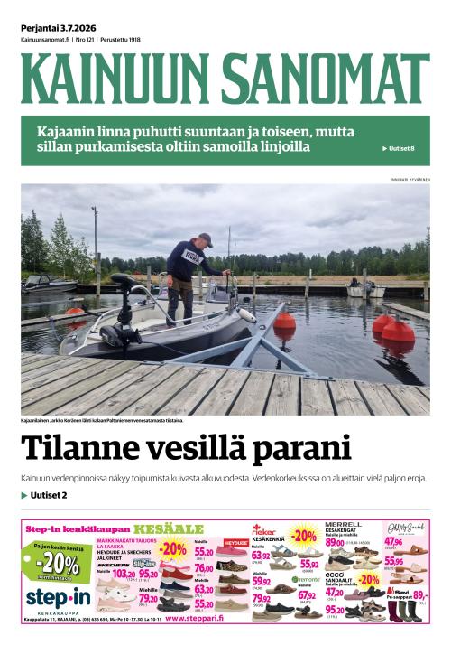 Kainuun Sanomat 3.7.2026