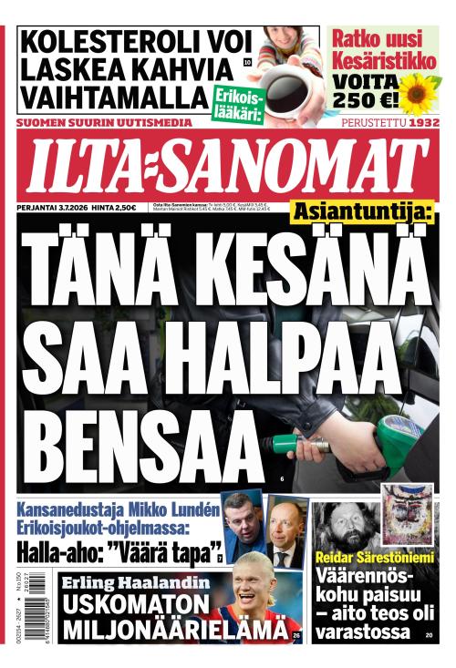 Ilta-Sanomat 3.7.2026
