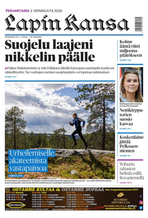 Lapin Kansa 3.7.2026
