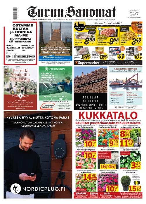 Turun Sanomat 3.7.2026