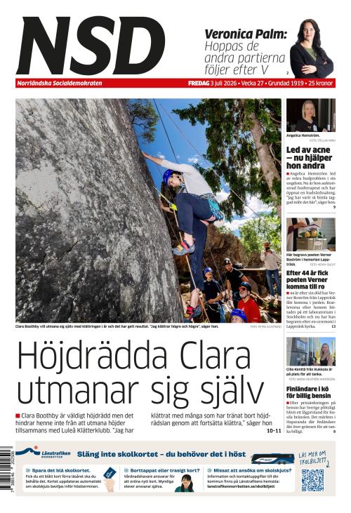Norrländska Socialdemokraten 3.7.2026