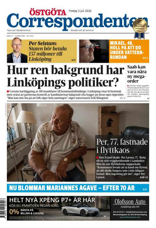 Östgöta Correspondenten 3.7.2026