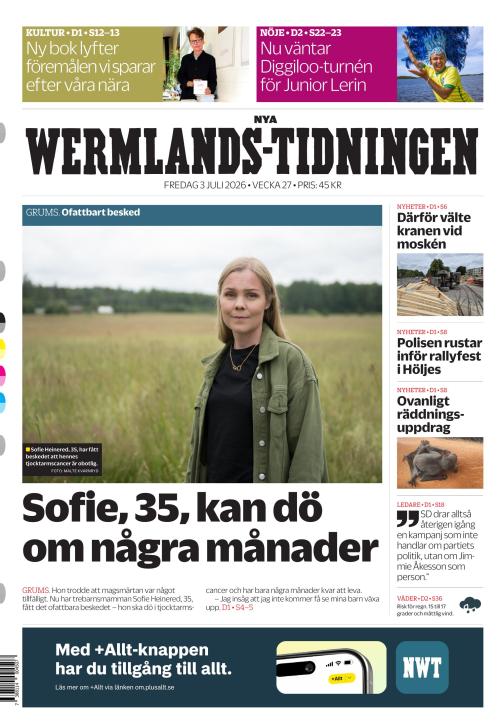 Nya Wermlands-Tidningen 3.7.2026