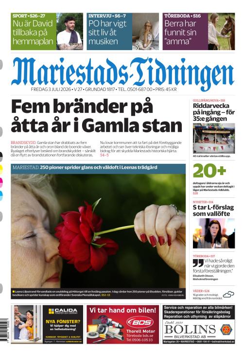 Mariestads-Tidningen 3.7.2026