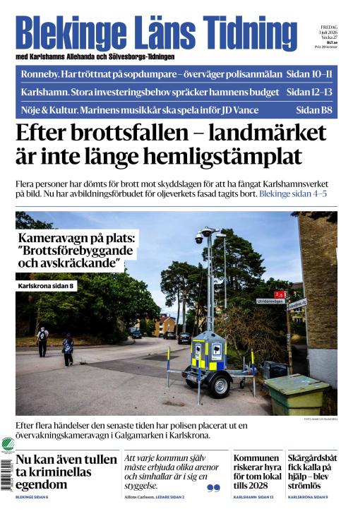 Blekinge Läns Tidning 3.7.2026