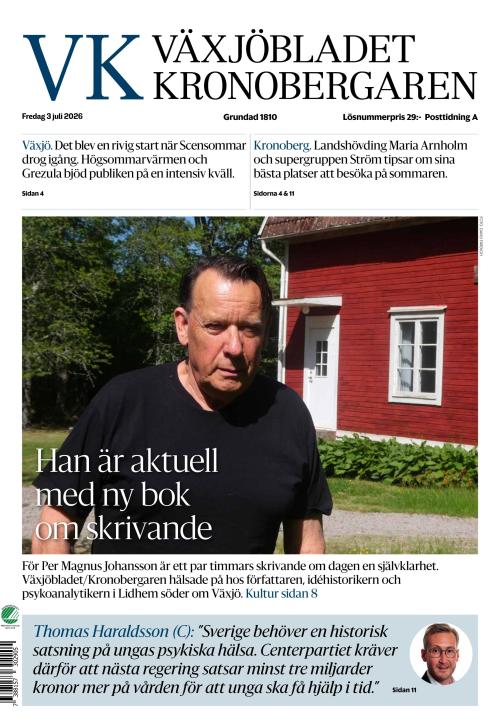 Växjöbladet Kronobergaren 3.7.2026
