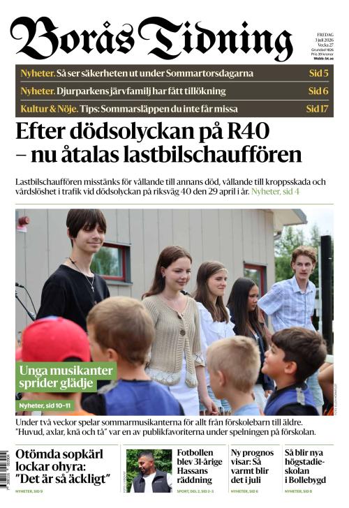 Borås Tidning 3.7.2026