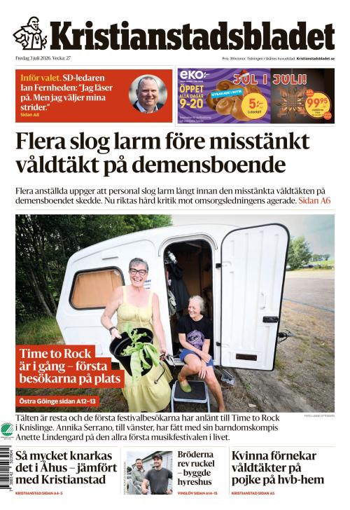 Kristianstadsbladet 3.7.2026