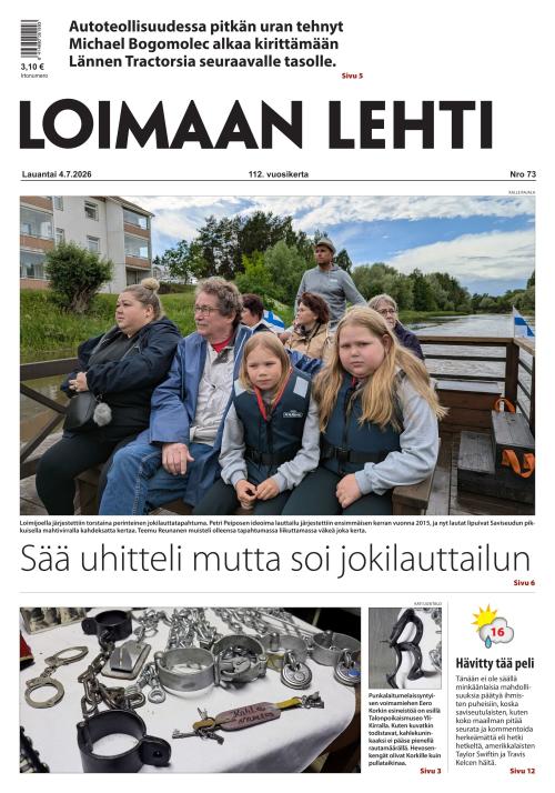 Loimaan Lehti 4.7.2026