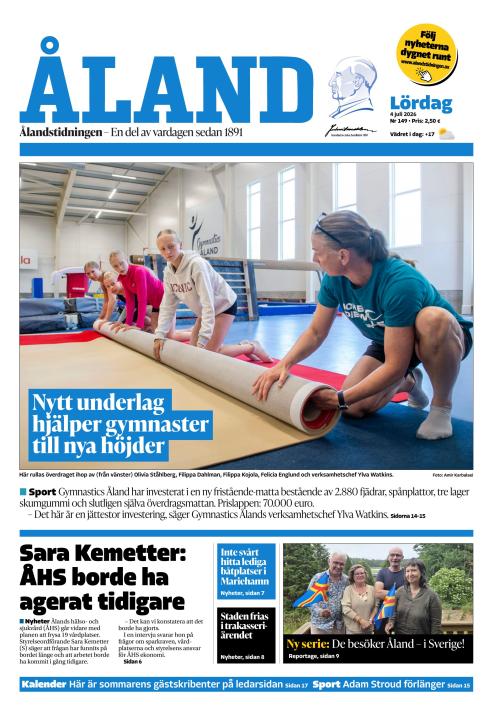 Ålandstidningen 4.7.2026