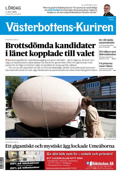 Västerbottens-Kuriren (SE) 4.7.2026
