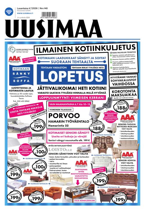 Uusimaa 4.7.2026