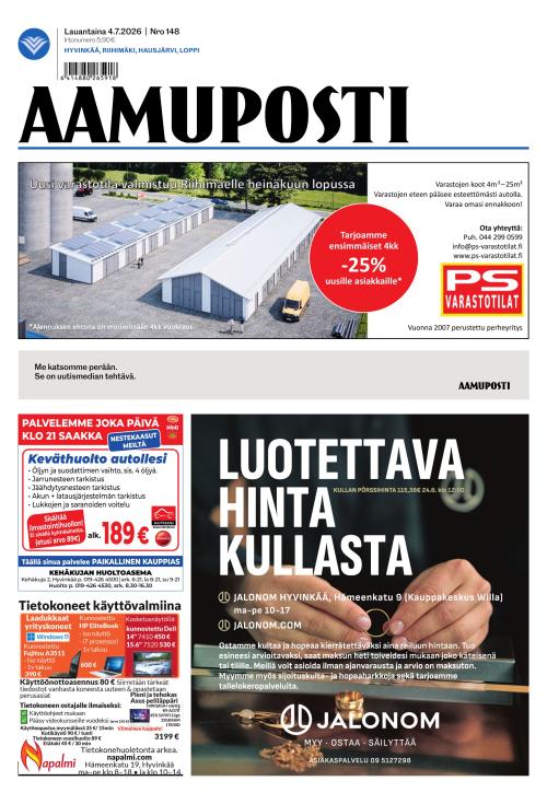 Aamuposti 4.7.2026