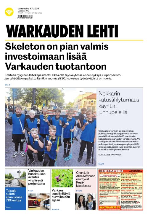 Warkauden Lehti 4.7.2026