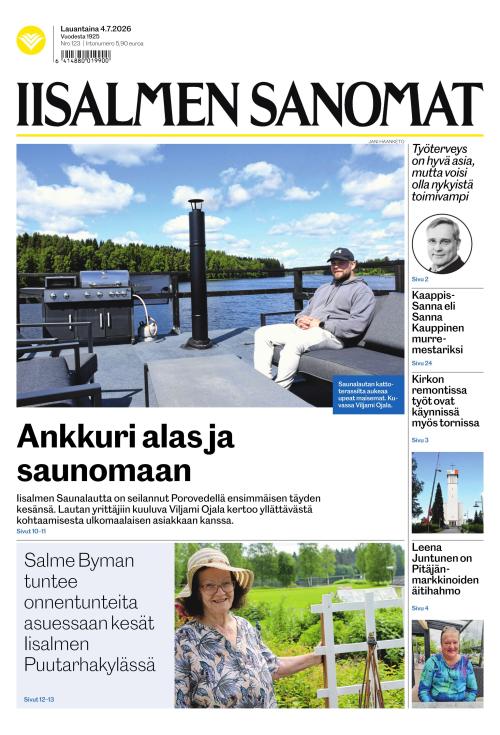 Iisalmen Sanomat 4.7.2026